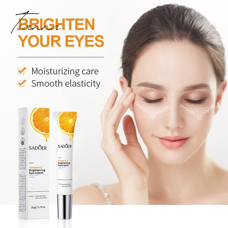 Creme Para Os Olhos Com Vitamina C , Pele Bonita , Hidratante E Rejuvenescedor , Essência