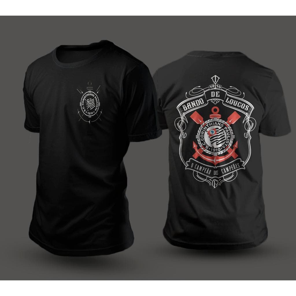 Camiseta premium personalizada timao gavioes da fiel