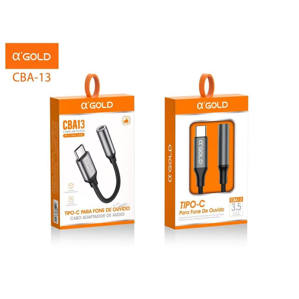 Cabo Adaptador De Fone De Ouvido Tipo-C/iPhone Para P2 P3 3.5mm Para Xiaomi, Samsung, Motorola, iPhone