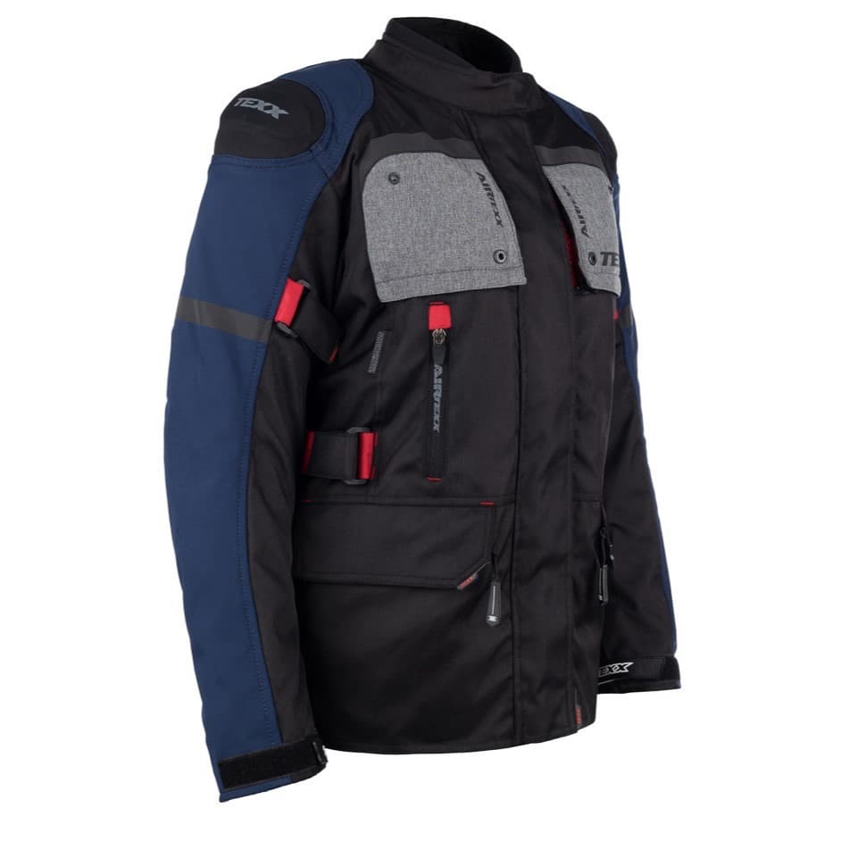 Jaqueta Feminina Texx Armor Impermeável Motociclista Azul