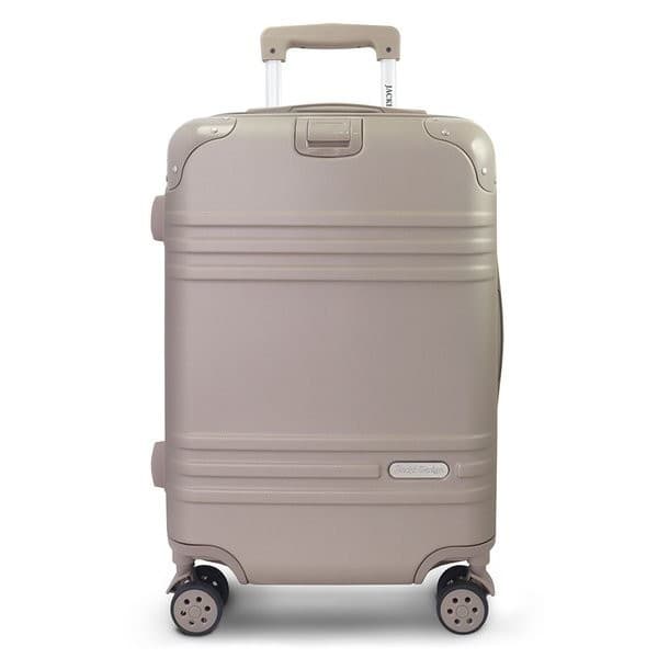 Mala Viagem Bordo 10kg Jacki Design Bege ABS Rodinhas 360