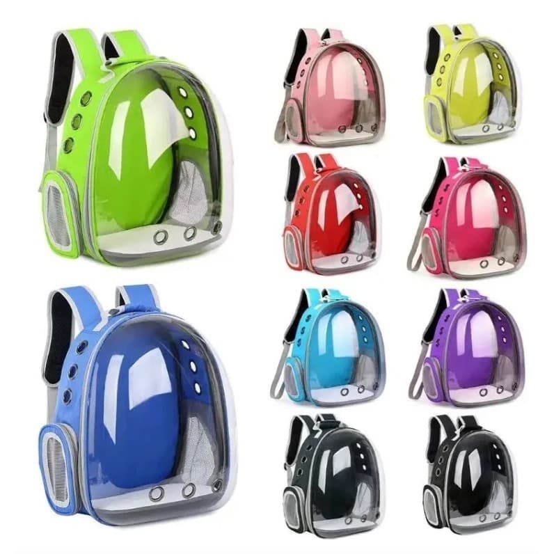 Mochila Pet Visão Panorâmica Cachorro Gato Cão Até 6kg Cores Tops