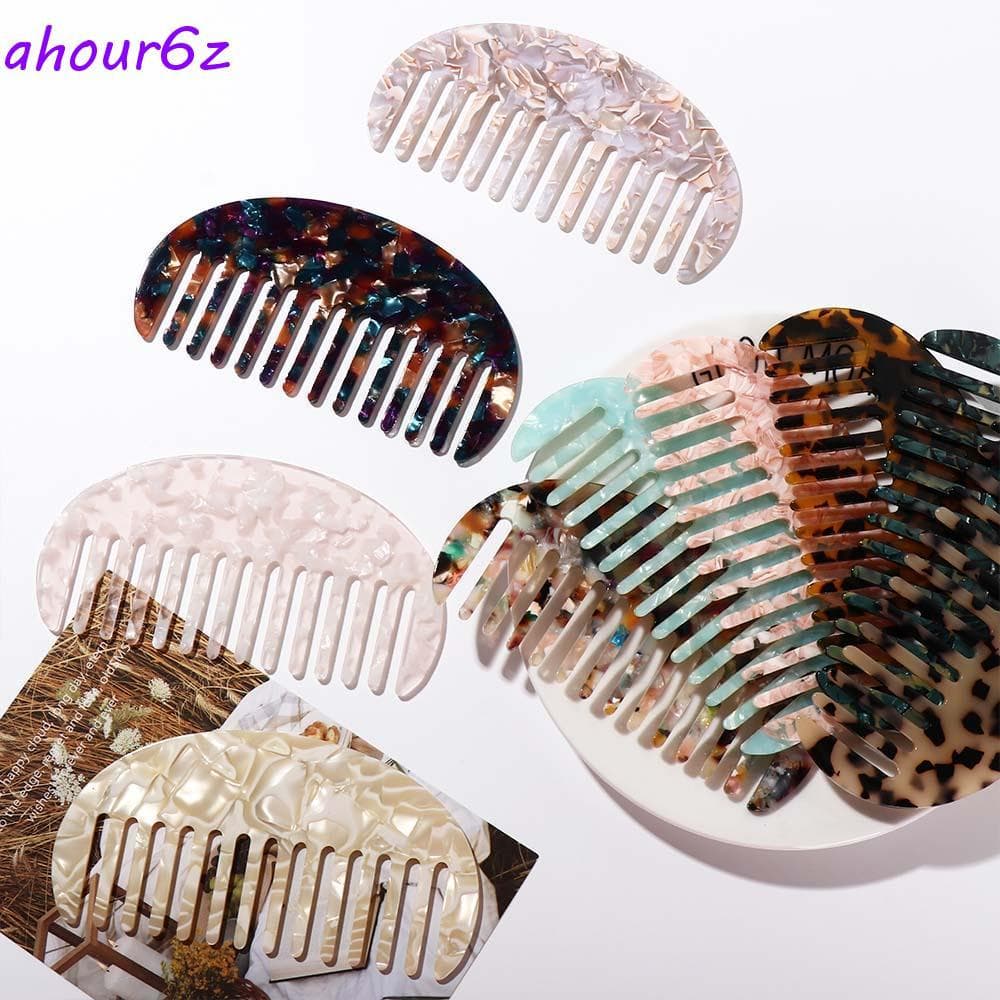 AHOURZ Pentes De Cabelo De Acetato Para Mulheres , Meninas , Ferramenta De Salão De Beleza , Design Coreano , Escova De