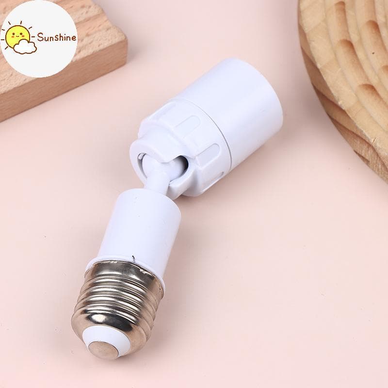 OMS Universal E27 Para E27 Lâmpada LED Soet Extensor Adaptador 360 Graus Rotativo Luminária E27 Base De Ajustável br
