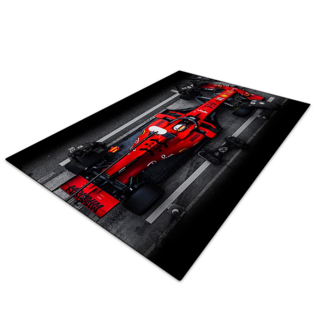 Tapete Infantil Corrida Carros Estilo F1 Antiderrapante Grande Para Quarto Menino