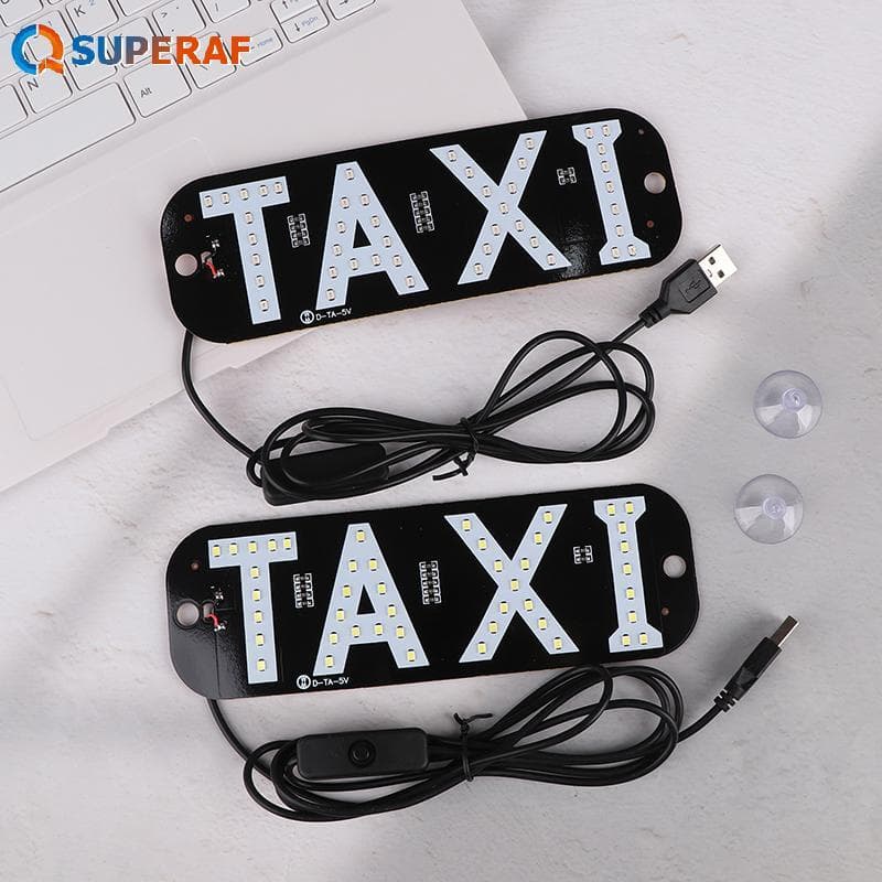SUPERAF LED Luz De Sinal Táxi Lâmpada Para Logotipo USB Painel Da Cabine Luzes Indicadoras Decoração Automática Quente