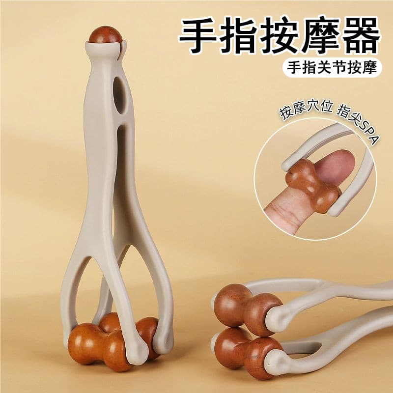 Massageador de dedo tipo rolo de articulação de mão para aliviar a mão elástica Mouse mão doméstica fina clipe de massag