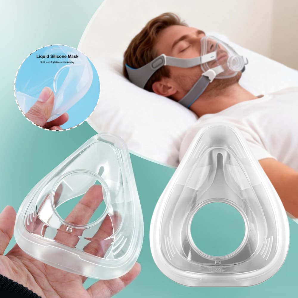 Substituição De Almofadas De Máscara CPAP Full-Face Compatível Com AirFit F20