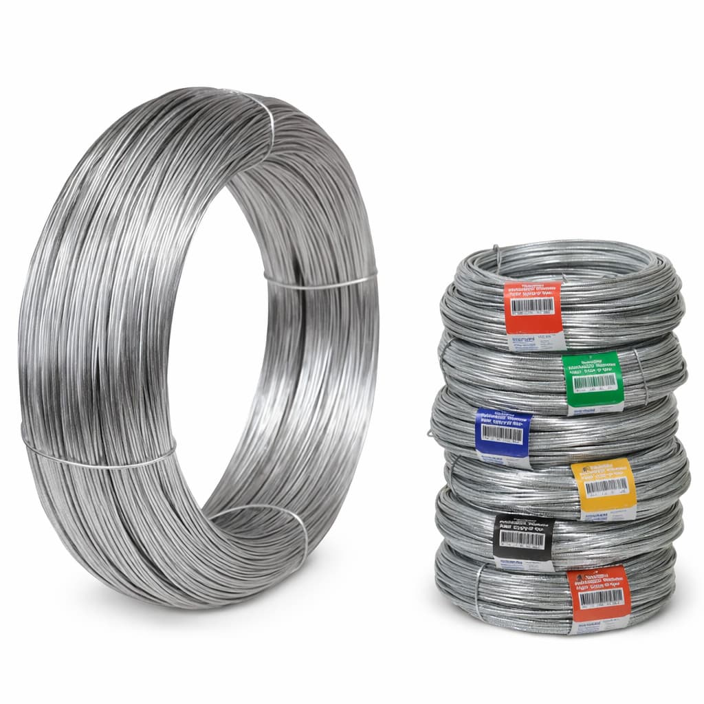 Arame Galvanizado 1kg para artesanato / construção Fio 12 14 16 ou 18 Alta Resistência Uso Geral Construção e Cercas