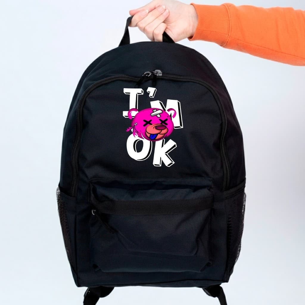 Mochila masculina feminina ImOk Streetwear Bolsa Escolar Trabalho Viagem Mala Escola