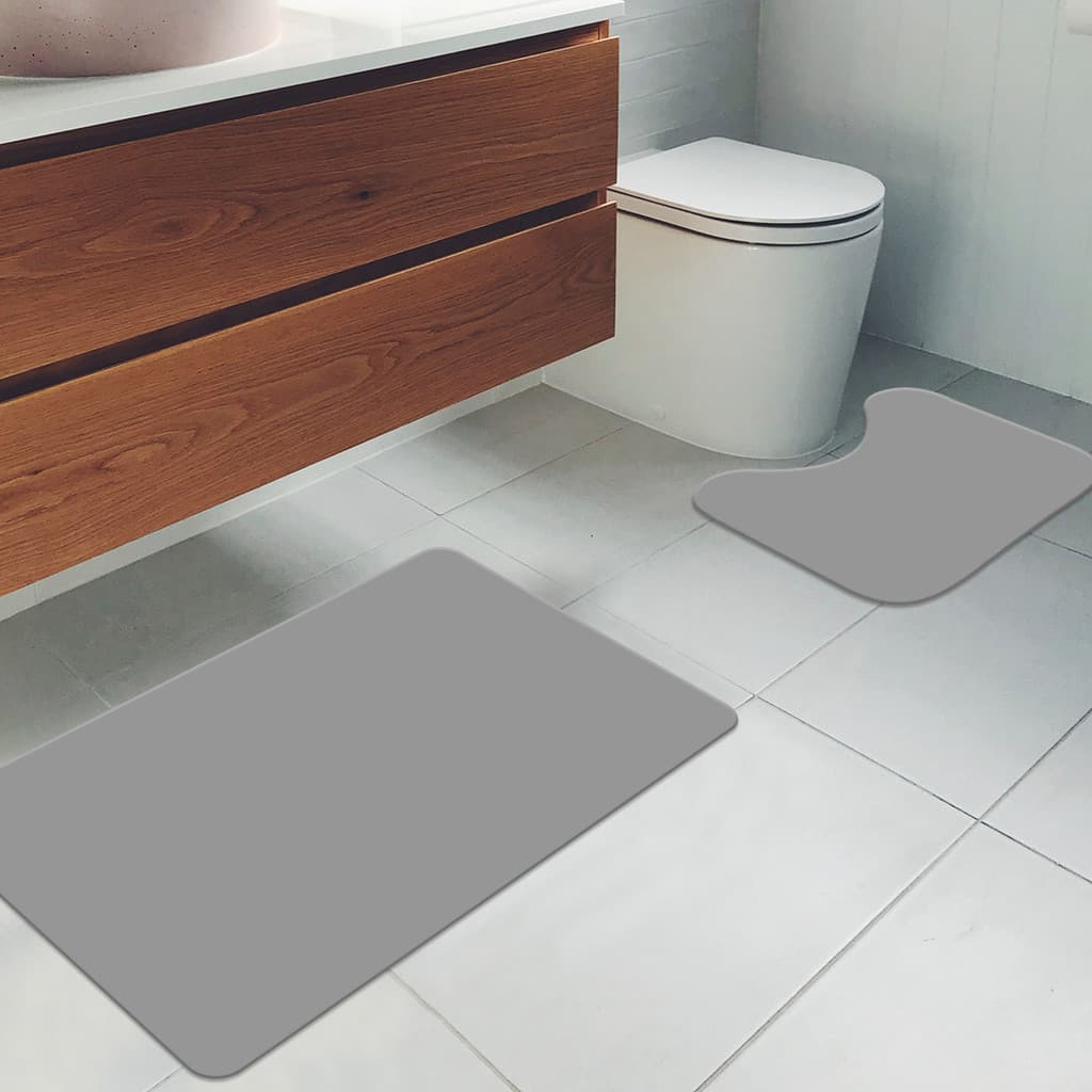 Kit de Tapetes para Banheiro Minimalista Clean