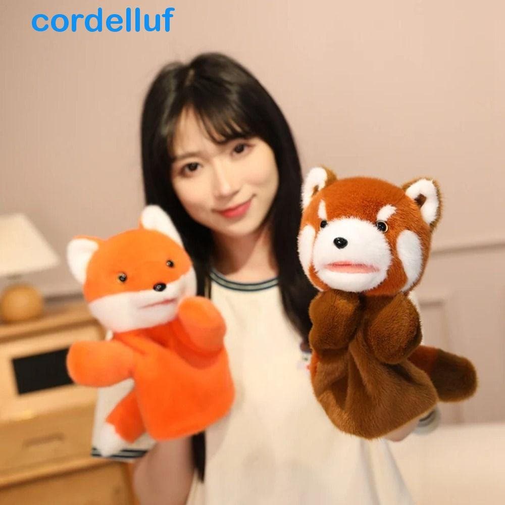 CORDELLUF Fantoche De Mão Animal , Brinquedos De Tubarão De Pelúcia De Sapo De Pato , História De Dedo Macia De Simulaçã