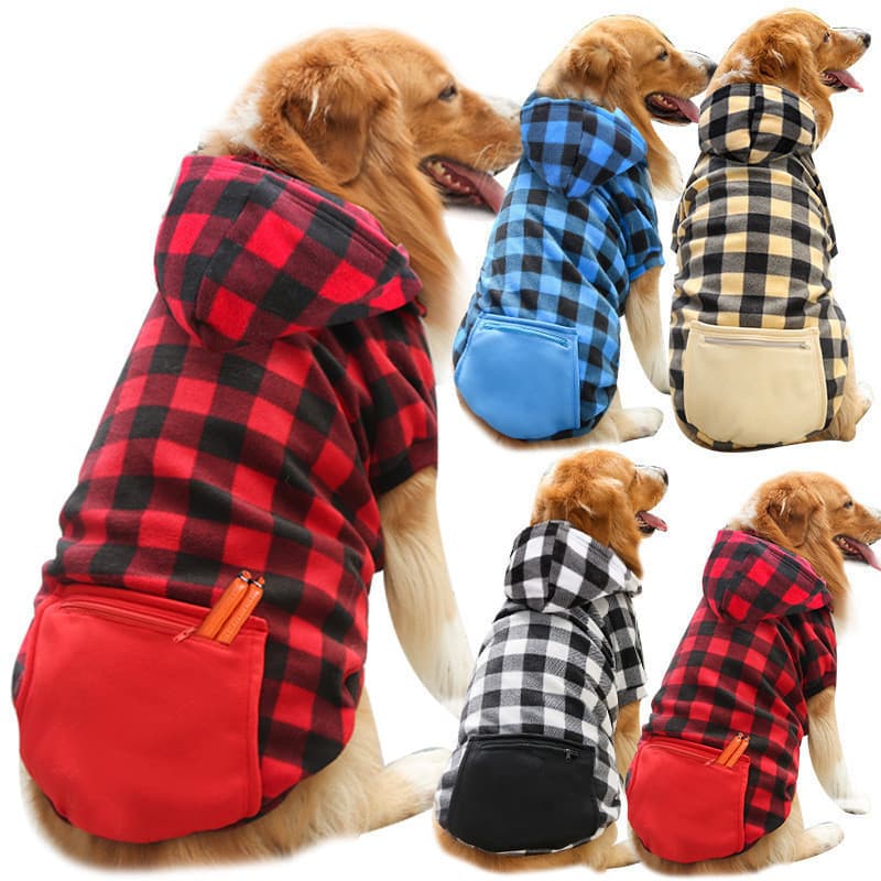 XS-5XL Inverno Quente Roupas Para Cães De Estimação Lã Macia Cão Hoodies Roupa Pequenos Chihuahua Pug Camisola Filhote D