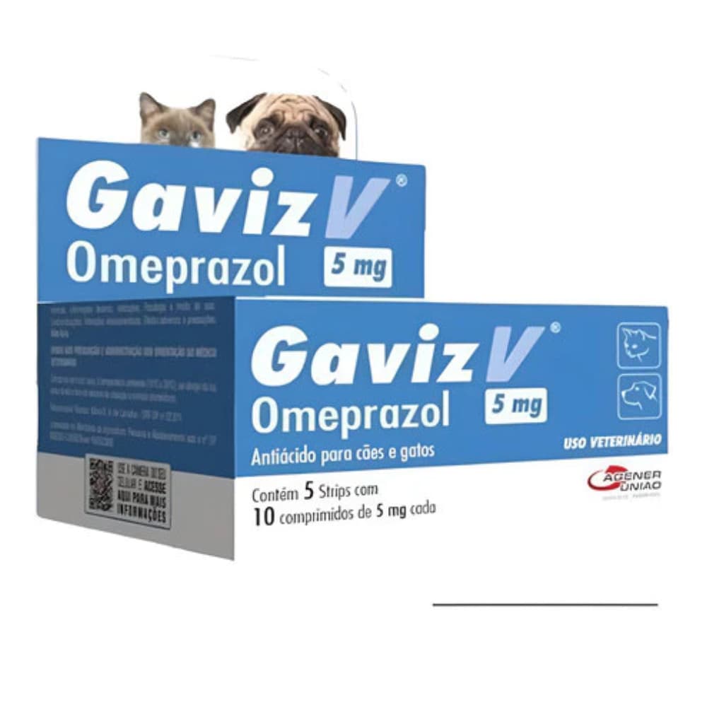 Gaviz V 5mg Caixa Com 50 Comprimidos - Agener União