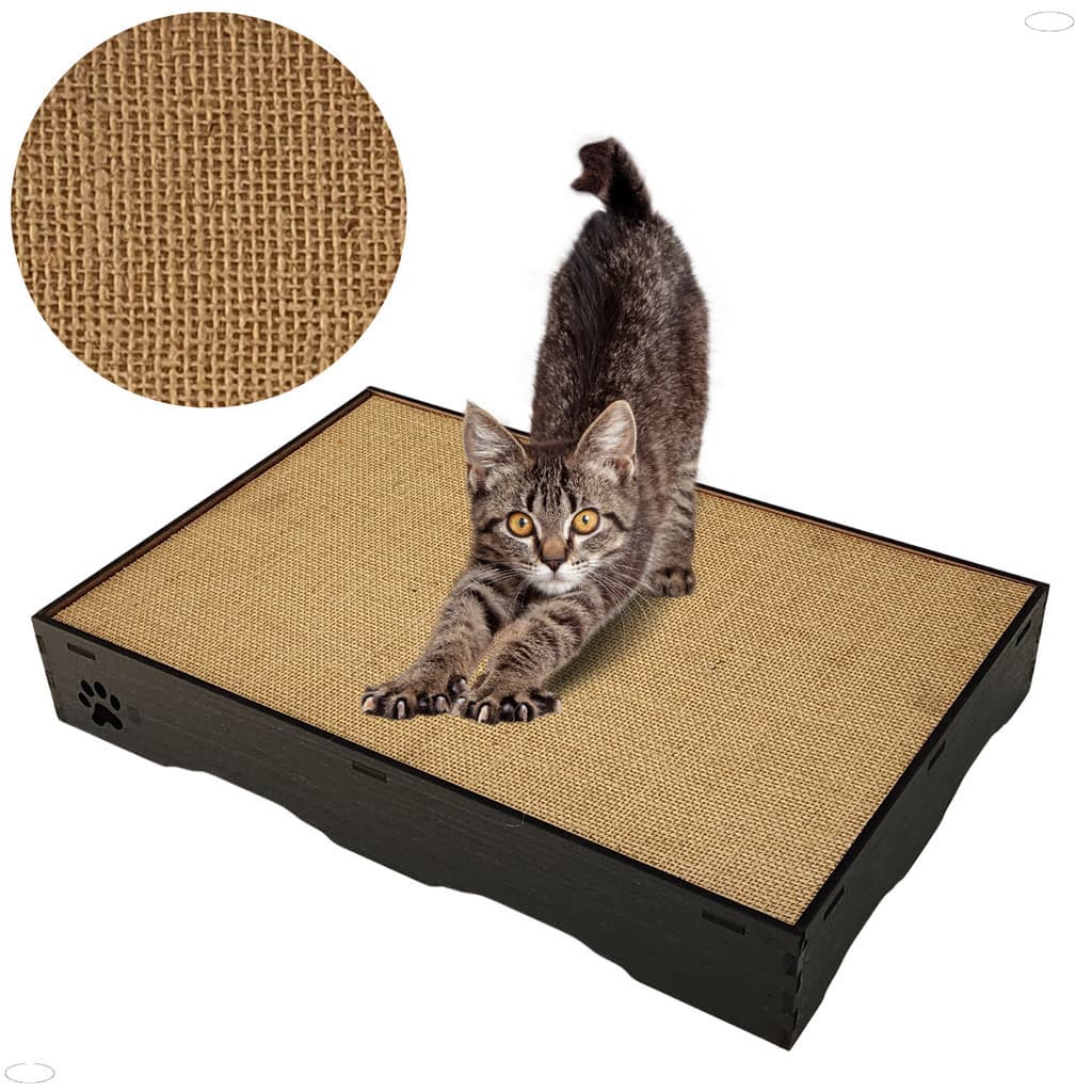 Arranhador de Sisal para Gatos Plataforma de Chão Envio Rápido