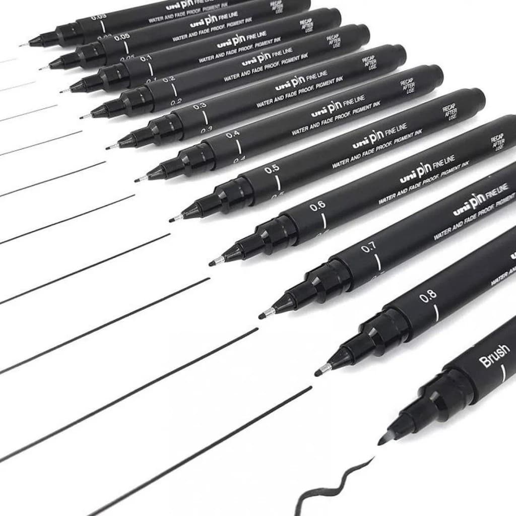Caneta Nanquim Uni Pin Fine Line Uniball