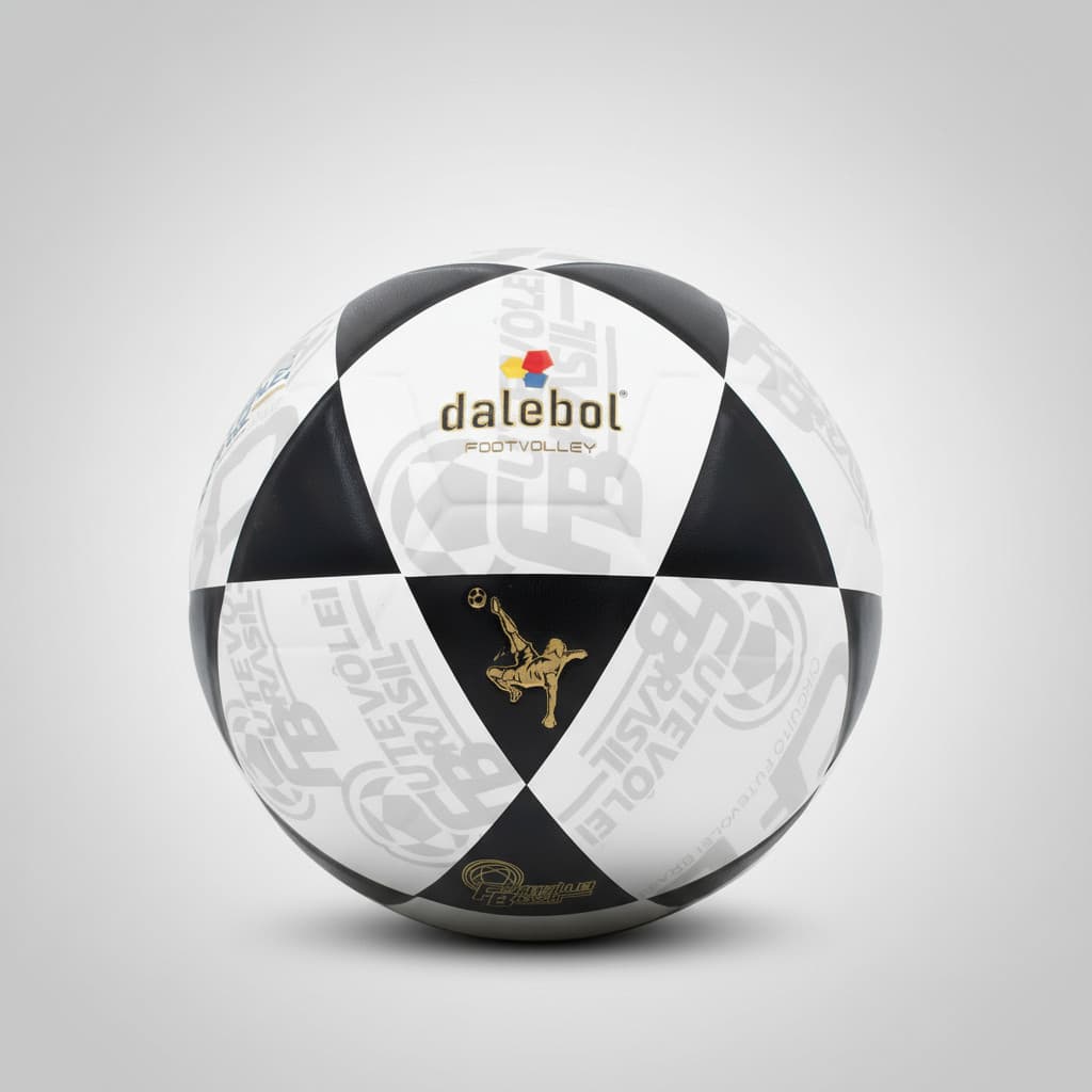 Bola De Futevôlei Dalebol Tecnologia Power Soft Ftv Preto