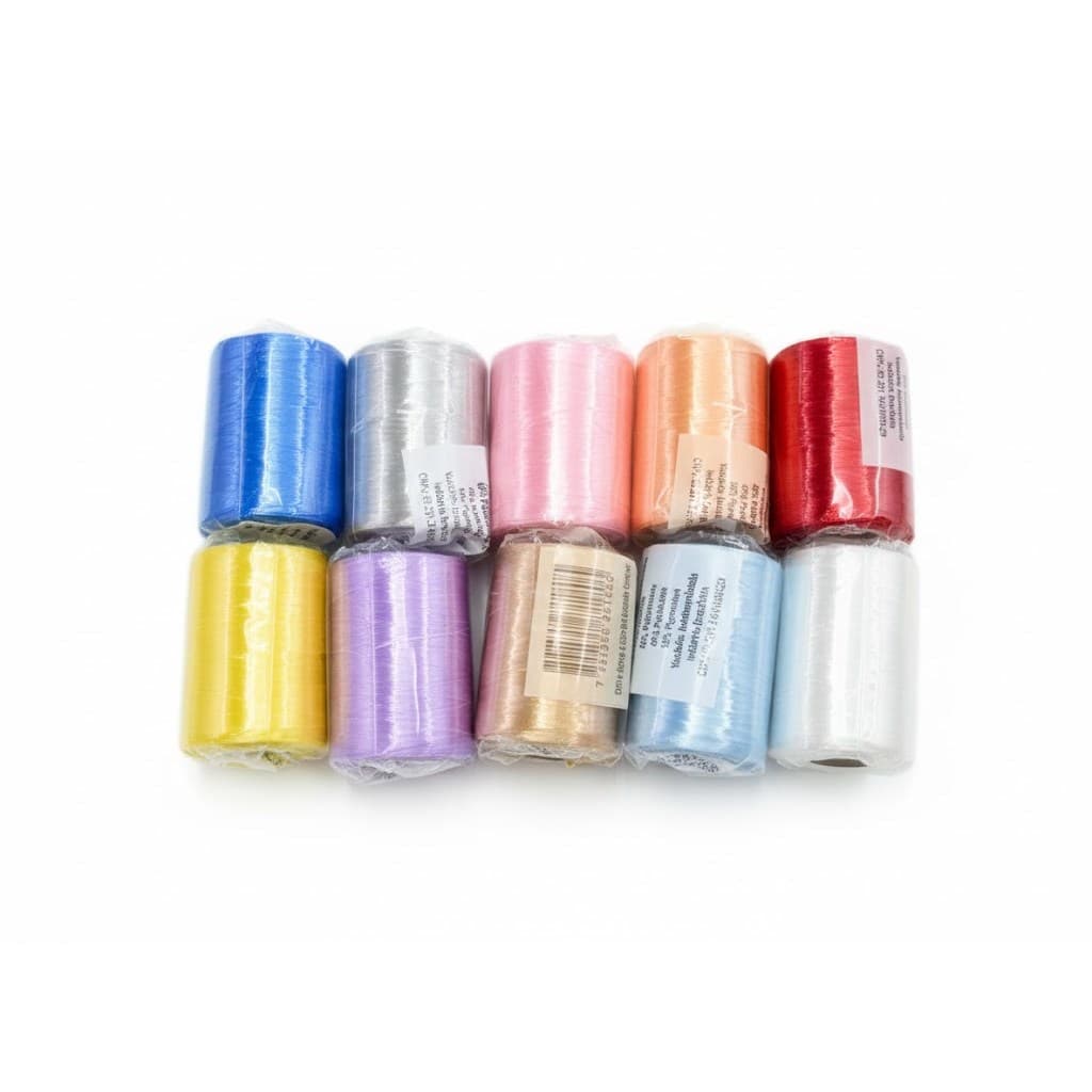 Kit 10 Rolos de Fitilho 50m Cores Variadas Para Presentes, Ovos de Páscoa, Decorações