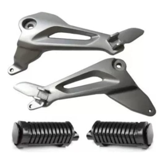 Bacalhau Honda Cg Titan 150 Mix / Fan 150+par Pedaleir Cinza