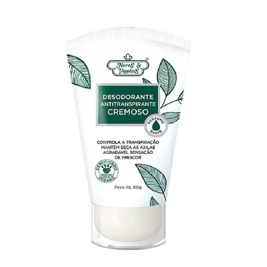 Flores e Vegetais Desodorante Antitranspirante Cremoso 60g