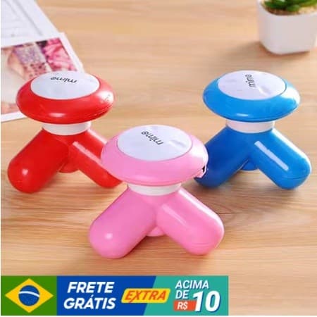 Mini Massageador Elétrico Mimo Corporal Pescoço Costas