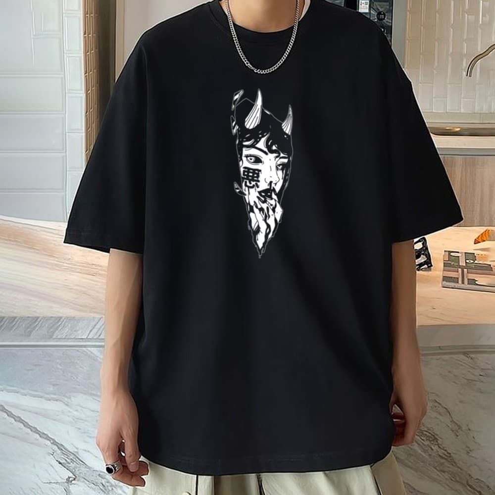 Camisa camiseta básica streetwear "Folclore japonês" ENVIO IMEDIATO TOP