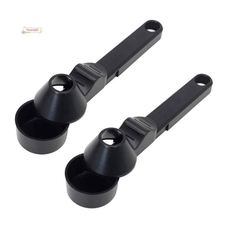 [Hot]Para Colher Medidora De Café Moído , Funil De Copo K Reutilizável , Cápsulas Recarregáveis Com , 2 Peças