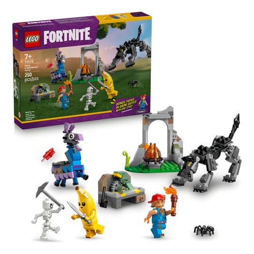 Lego Fortnite 77075 - Acampamento De Embananado E Faísca 250 Embananado E Faísca
