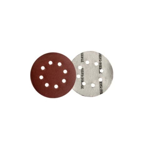 DISCO DE LIXA COM VELCRO 5" GR 150 8 FUROS - PACOTE COM 10 LIXAS - THOMPSON