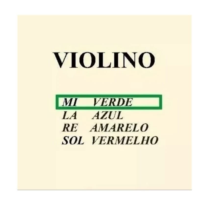 Corda 1 Mi Violino 4/4 Mauro Calixto  Tensão Média