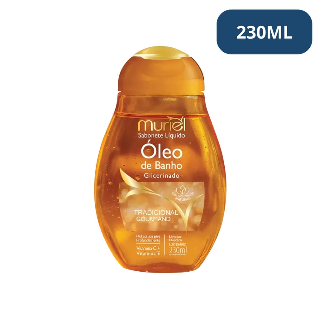 Sabonete Óleo De Banho Tradicional Gourmand Muriel 230ml