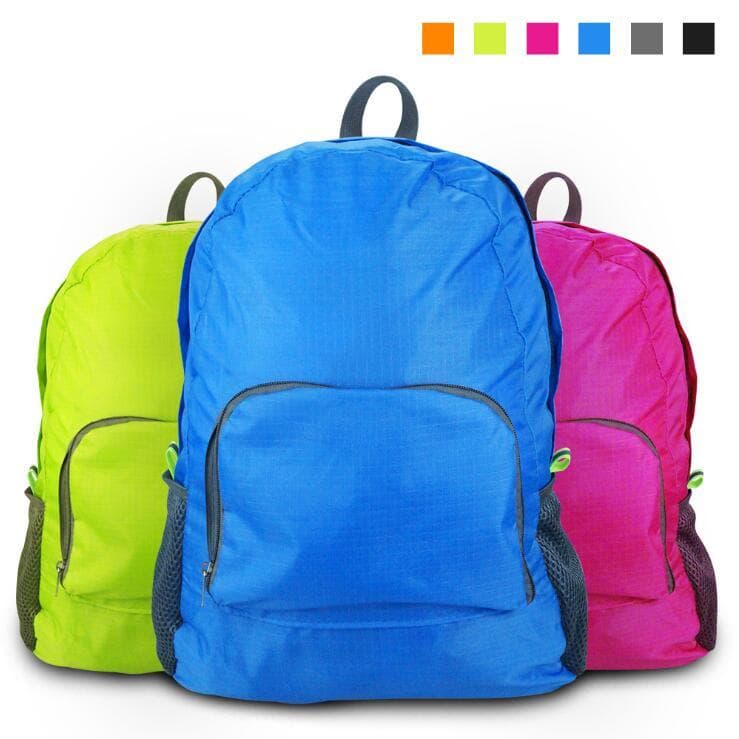 Bolsa de pele portátil mochila dobrável armazenável à prova d'água montanhismo esportes mochila de viagem ao ar livre