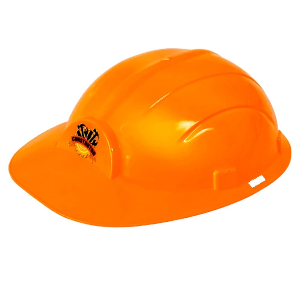 Capacete de Brinquedo Infantil Construtor Tam. Único Laranja