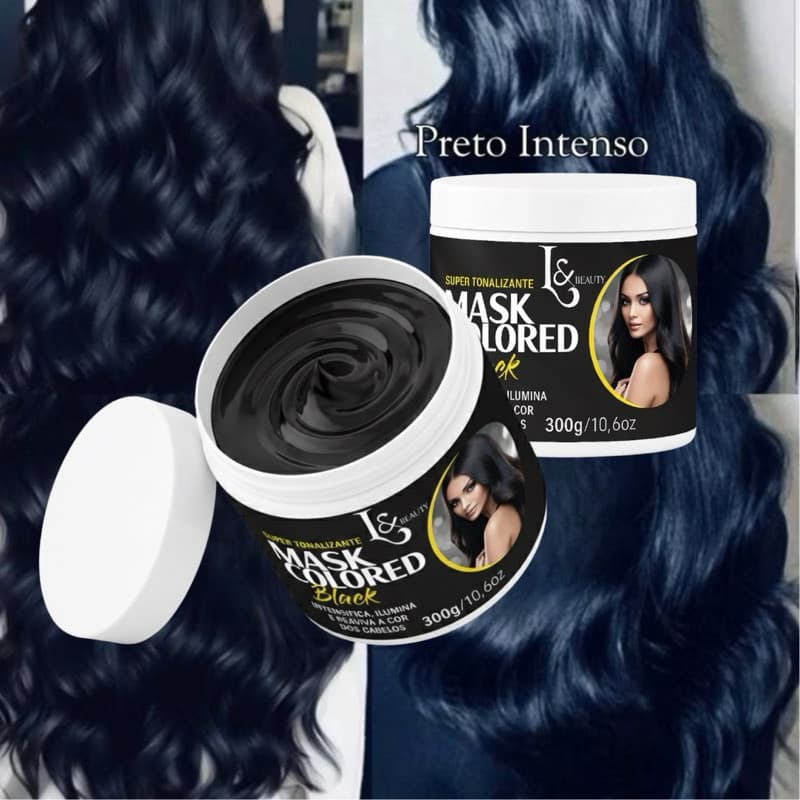 Tonalizante Preto  S/ Amônia 300gr - L&beauty