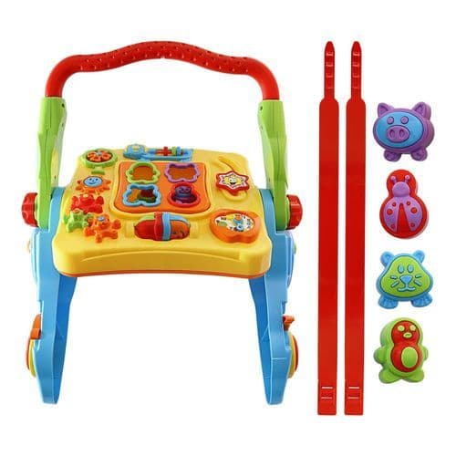 Andador Infantil Didatico Multifuncional Com Som Atividades Educativas Pre Natal