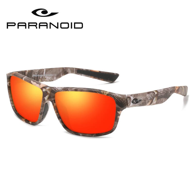 PARANOID Óculos De Sol Homens Polarizados Square Mirror Design Marca Luxo