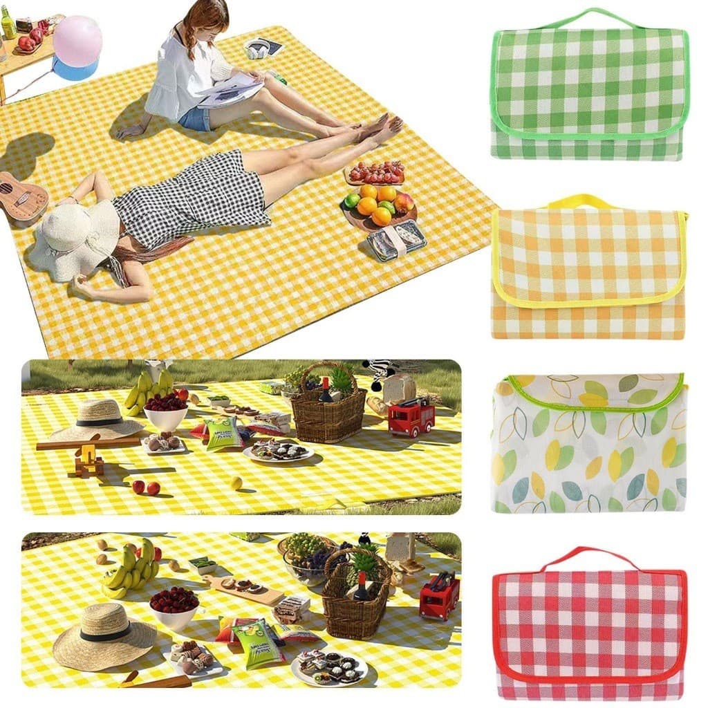Bolsa Toalha de Piquenique 200*200cm em Familia p/ Parques, Praia, Praças - Diversos  Modelos KIT 1/2/3  H-312