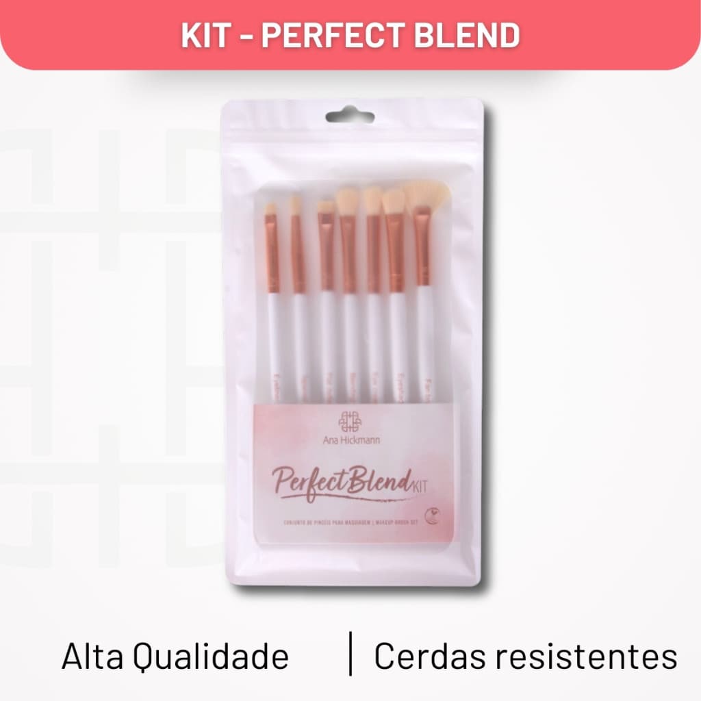 Kit de Pinceis Para Olhos Esfumados Ana Hickmann