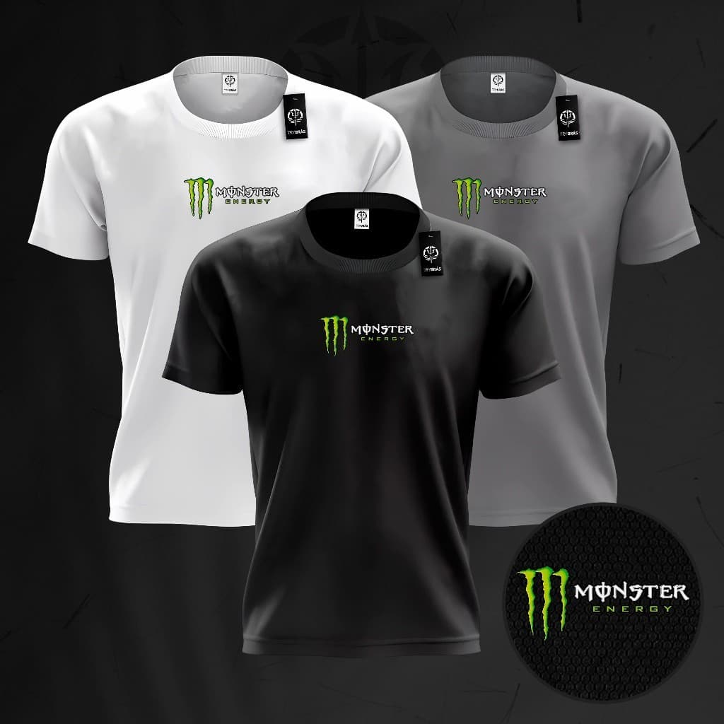 KIT 3 Camisas Dry-Fit Masculina Academia Corrida Crossfit Basquete