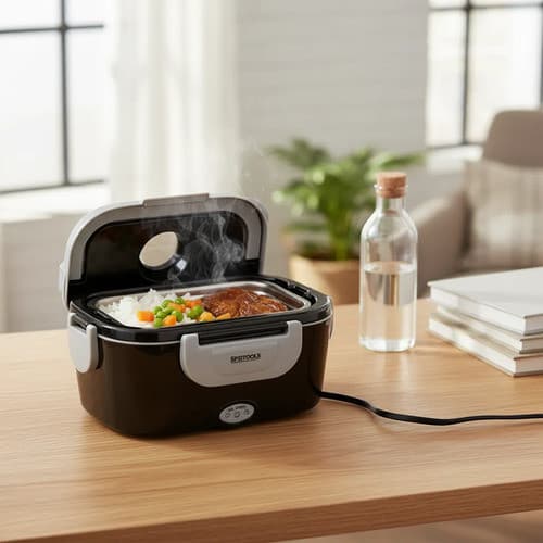 Marmiteira Elétrica Térmica Bivolt Dia a Dia Rápida Prática Durável Potente 127/220V - Preta