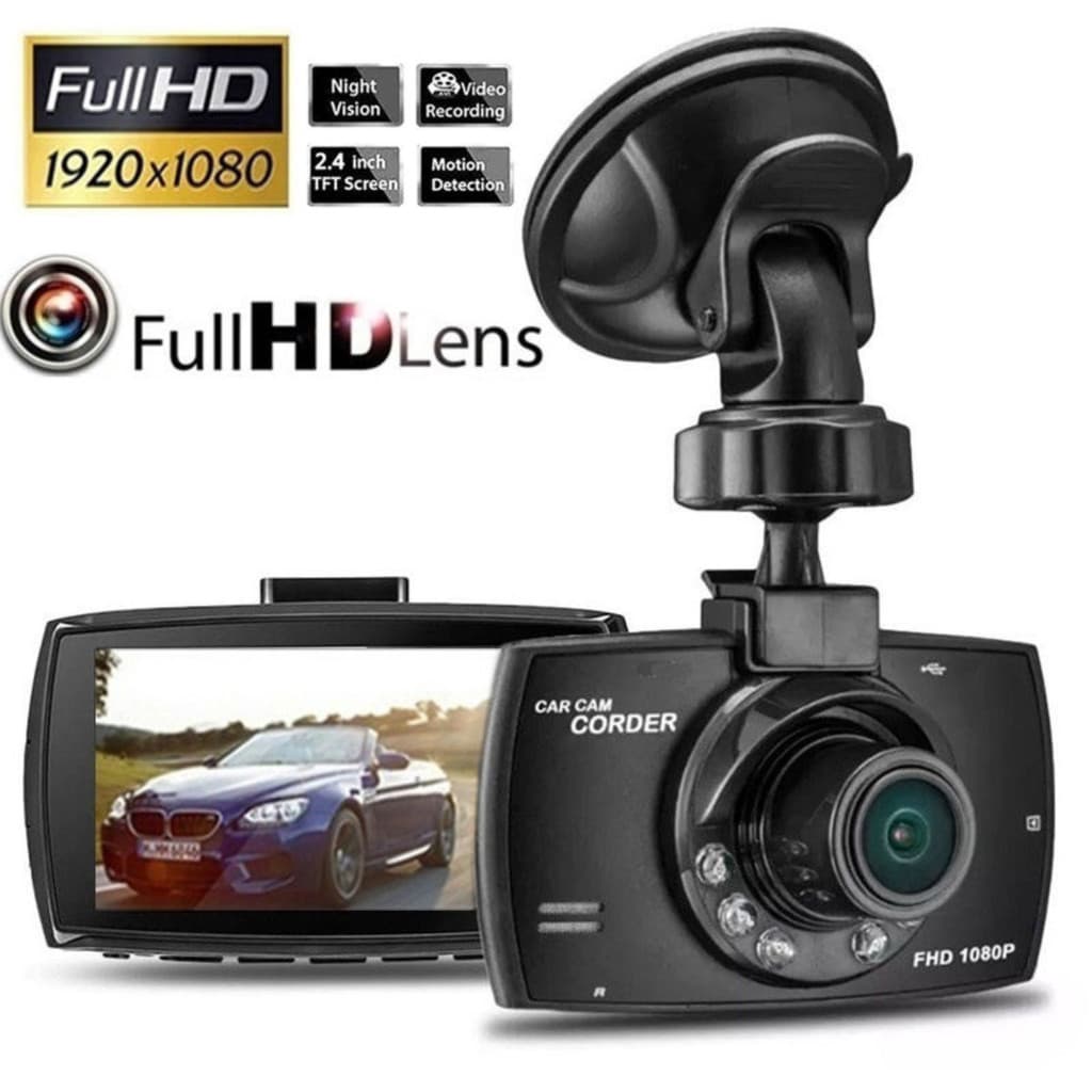 Câmera Veicular DVR Full HD 1080P Filmadora para carro Visão Noturna Segurança Carro