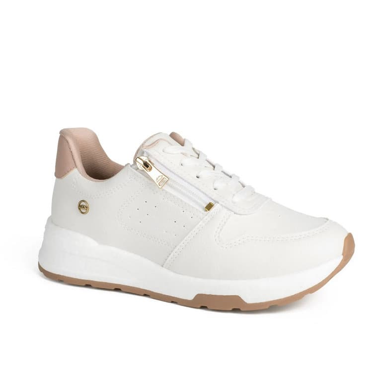 Tênis Feminino Dakota Confortável Macio Flatform Zíper/ Cadarço Conforto E Estilo ORIGINAL D0712