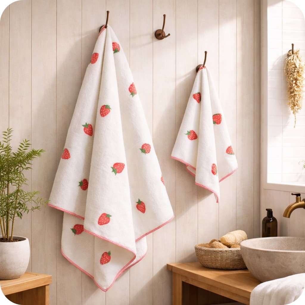 Kit Toalha de Banho + Toalha de Rosto Soft Macia Várias Estampas 70 x 140cm Viagem Piscina Banheiro Praia Felpuda