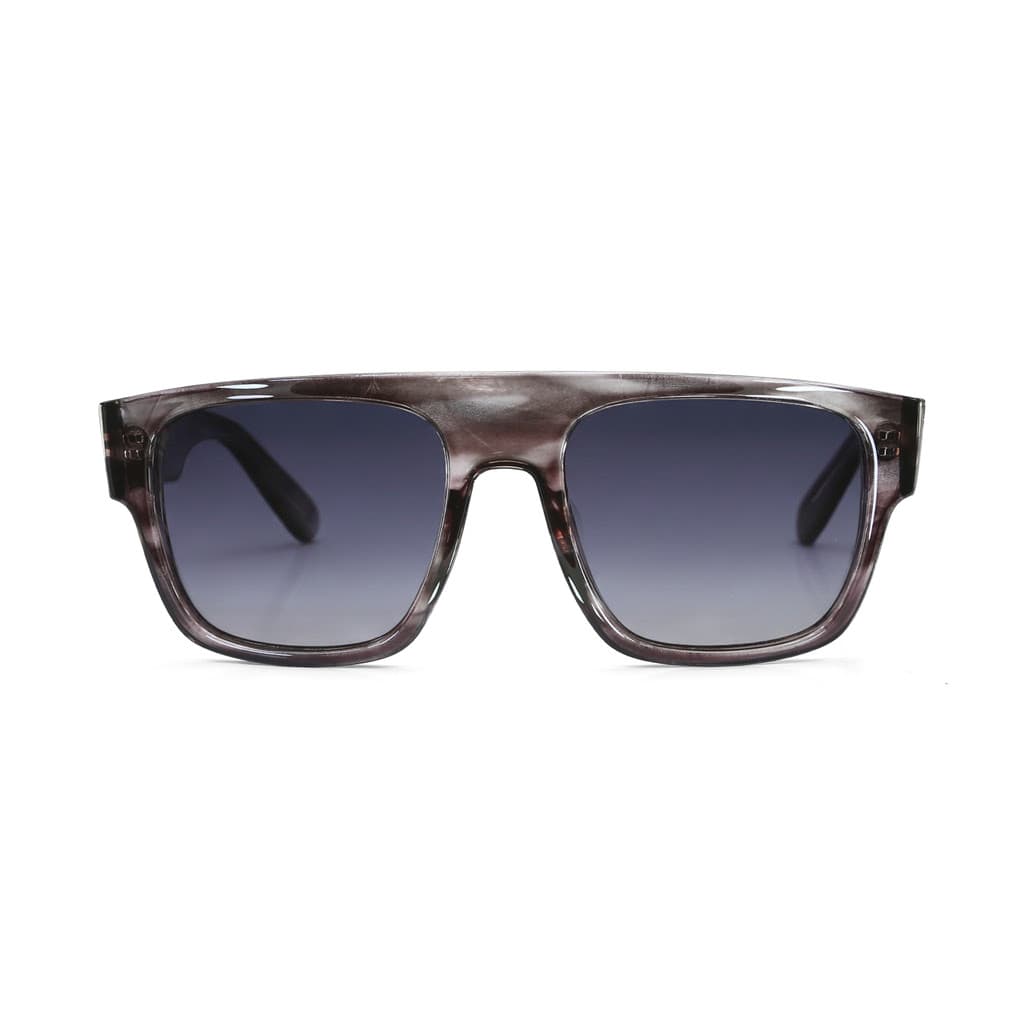 Óculos Qix Skate 08 de Sol Masculino Feminino Básico Marrom Lente Escura Plástico