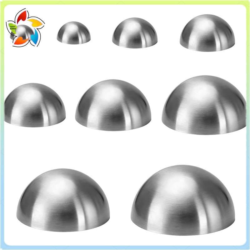 Moldes De Cerâmica Meio Redondos De Aço Inoxidável De 9 Tamanhos , Ferramenta Superior De Placa Para Fazer Tigelas E Pla