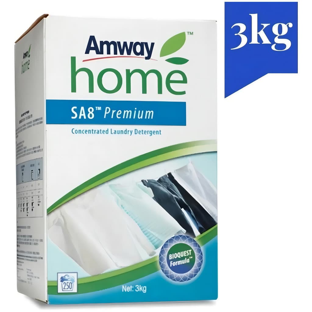 Sabão Em Pó Sa8 3kg Biodegradável E Concentrado Amway
