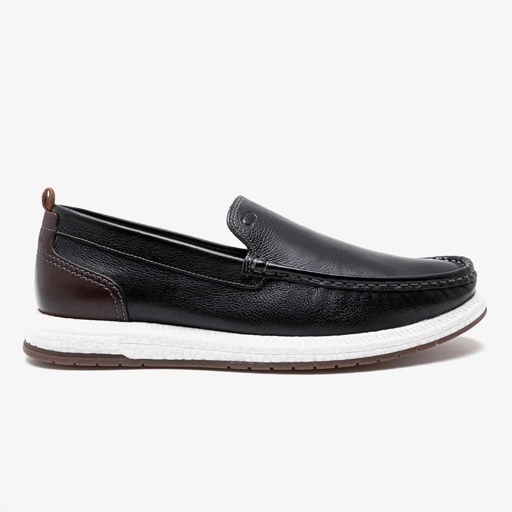 Mocassim Masculino Democrata Easy Flop Pulse Couro 610101