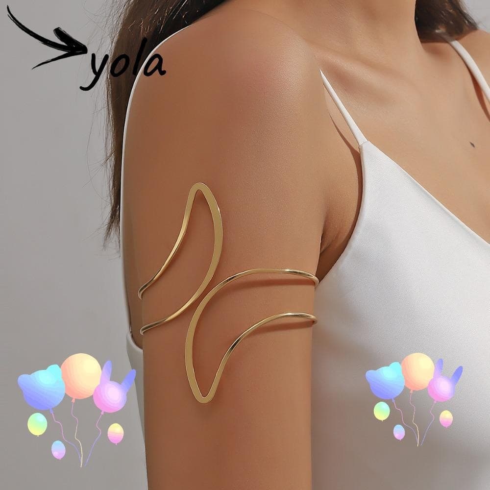 YOLANDAGOODS Pulseira De Braço , Pulseiras De Padrão Geométrico Tribal Chic Estilo Boêmio
