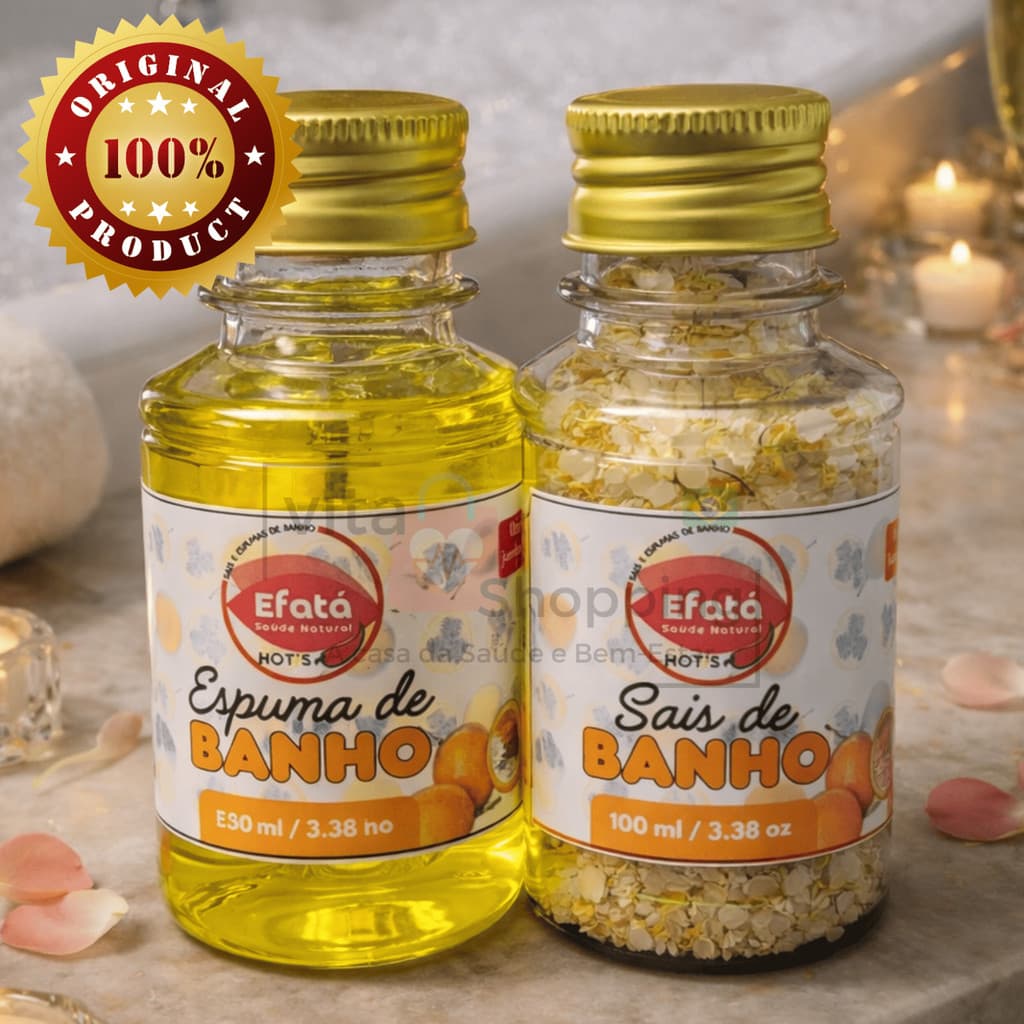Espuma e Sais de Banho Banheira Ofurô Jacuzzi Maracujá