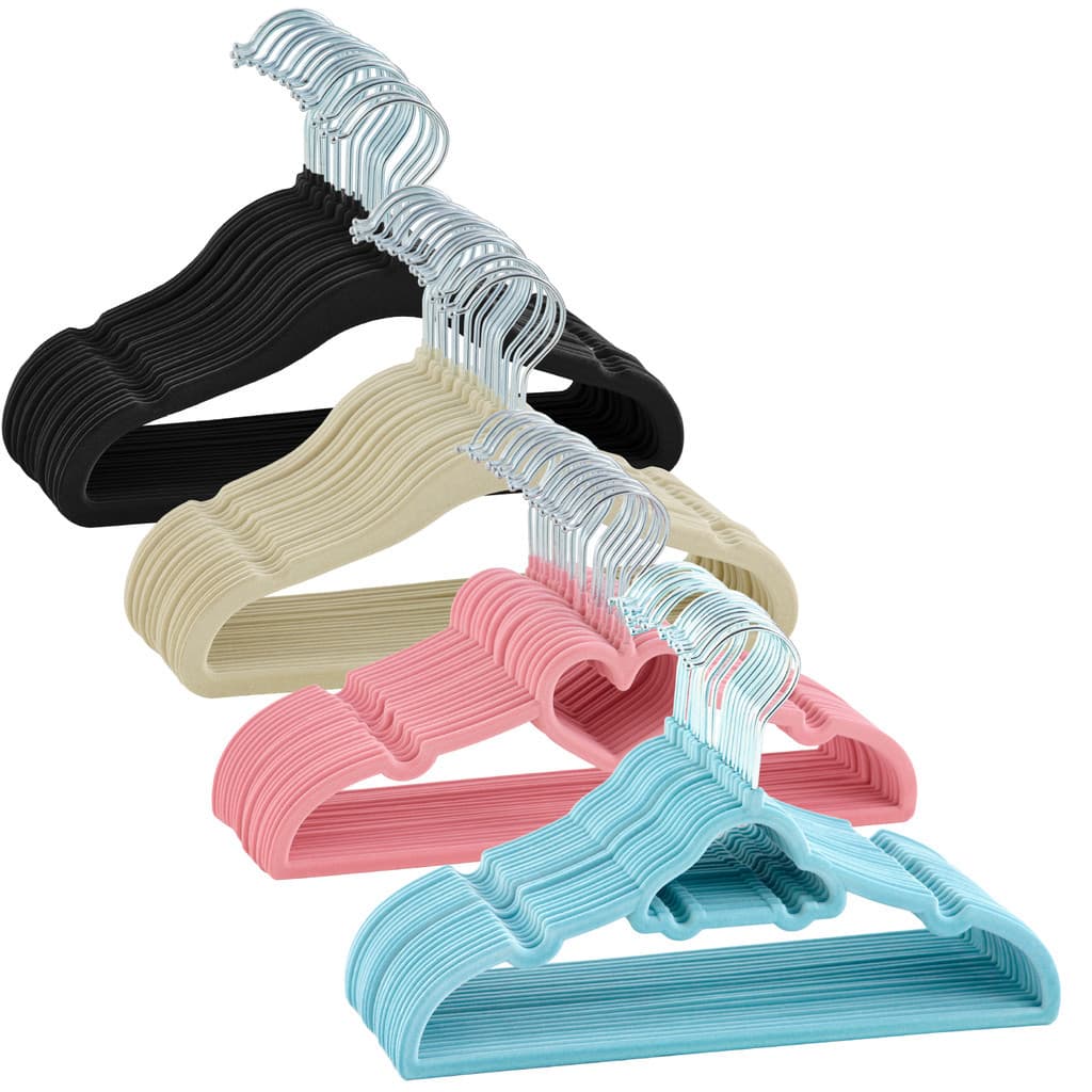 Cabide de Veludo Infantil 10 Unidades bebe ultrafino luxo